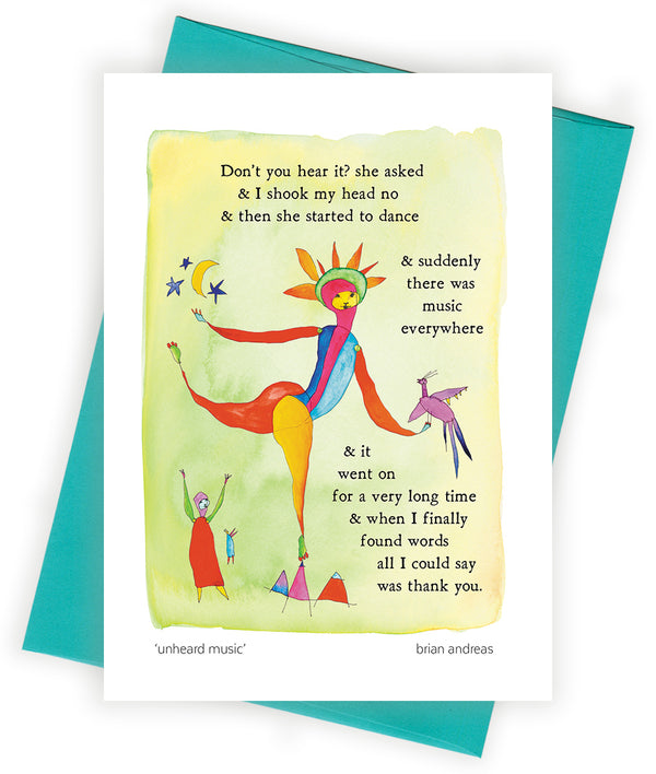 Unheard Music Greeting Card