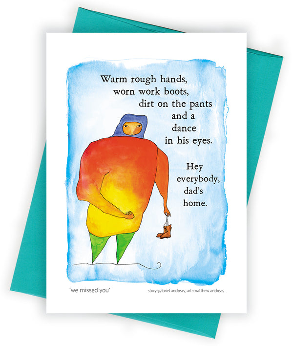 We Missed You Greeting Card