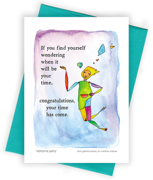 Welcome Party Greeting Card