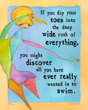 Swimmer Poster